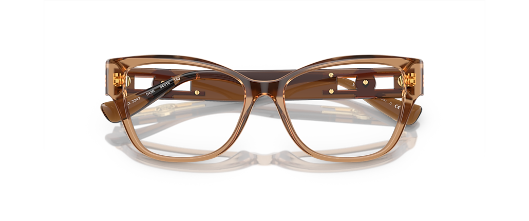Versace VE3347 Brown Transparent Frames