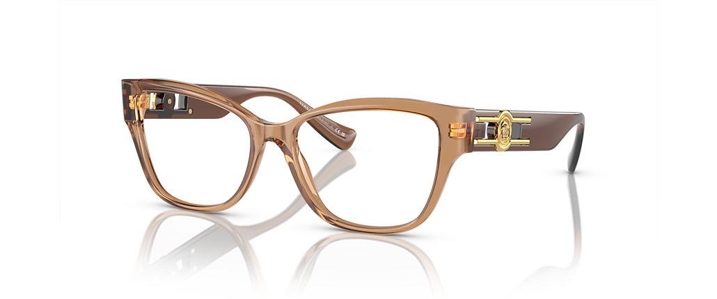Versace VE3347 Brown Transparent Frames