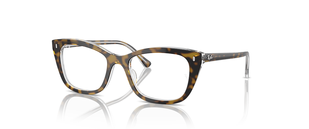 Ray-Ban RB5433 Optics Havana On Transparent Frames