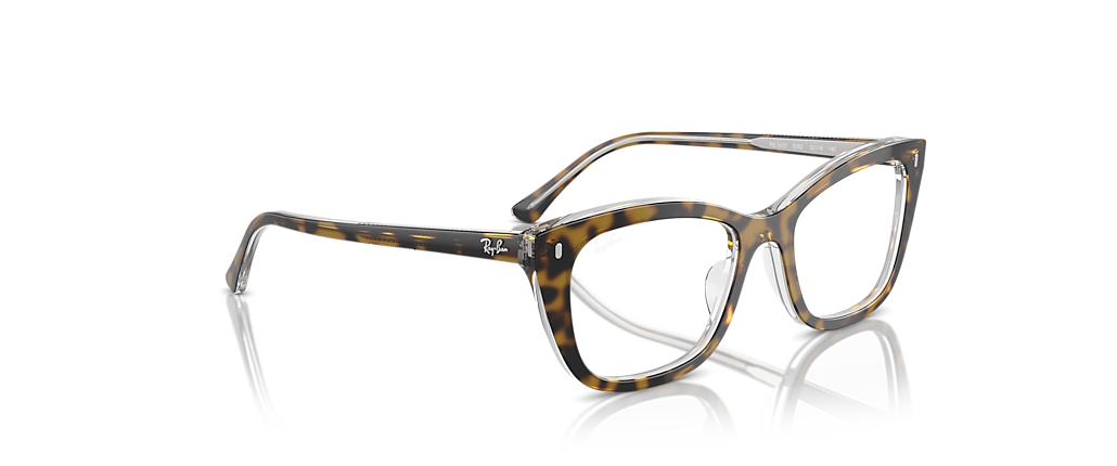 Ray-Ban RB5433 Optics Havana On Transparent Frames