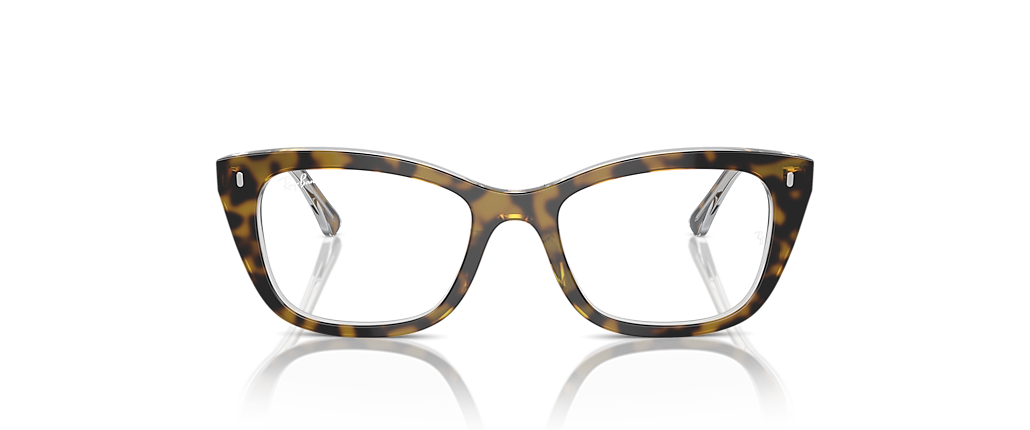 Ray-Ban RB5433 Optics Havana On Transparent Frames