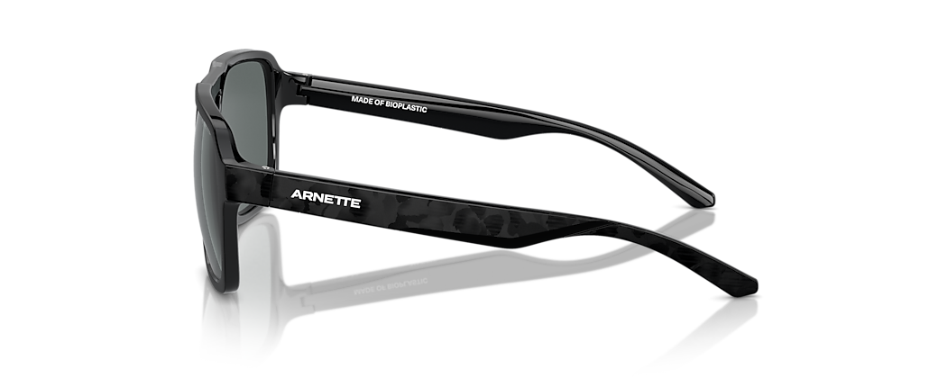 Arnette AN4339 Keia Recycled Black Matte/Shiny Sunglasses Arnette AN4339 Keia Recycled Black Matte/Shiny Sunglasses