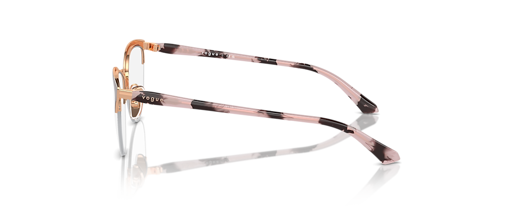 Vogue Eyewear VO4304 Top Bordeaux/Rose Gold Frames Vogue Eyewear VO4304 Top Bordeaux/Rose Gold Frames
