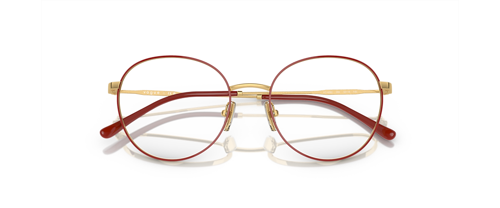 Vogue Eyewear VO4280 Top Red/Gold Frames Vogue Eyewear VO4280 Top Red/Gold Frames