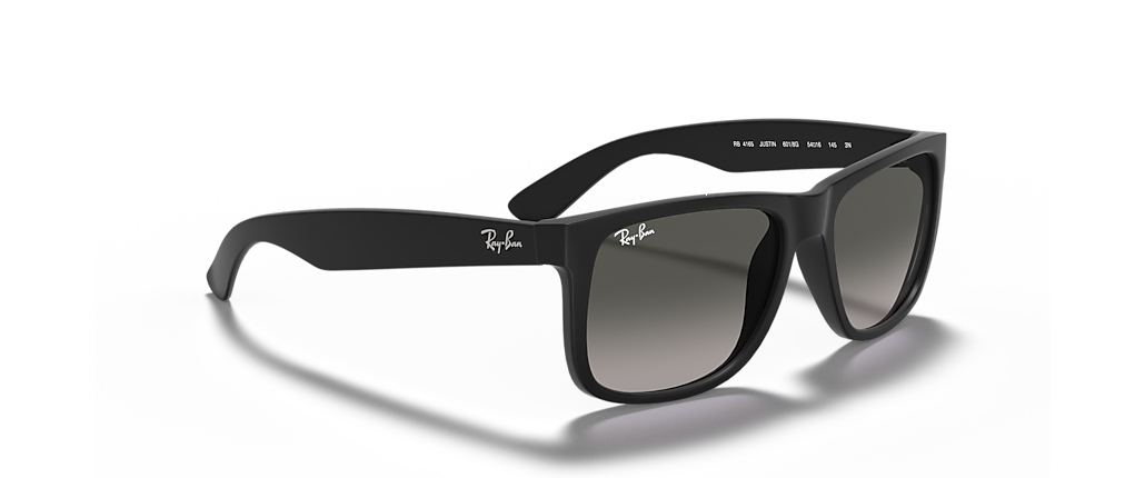 Ray-Ban RB4165 Justin Classic Rubber Black Sunglasses Ray-Ban RB4165 Justin Classic Rubber Black Sunglasses