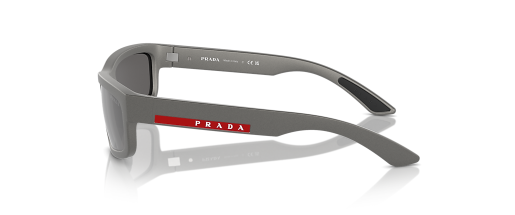 Prada Linea Rossa PS 05ZS Grey Metal Sunglasses Prada Linea Rossa PS 05ZS Grey Metal Sunglasses