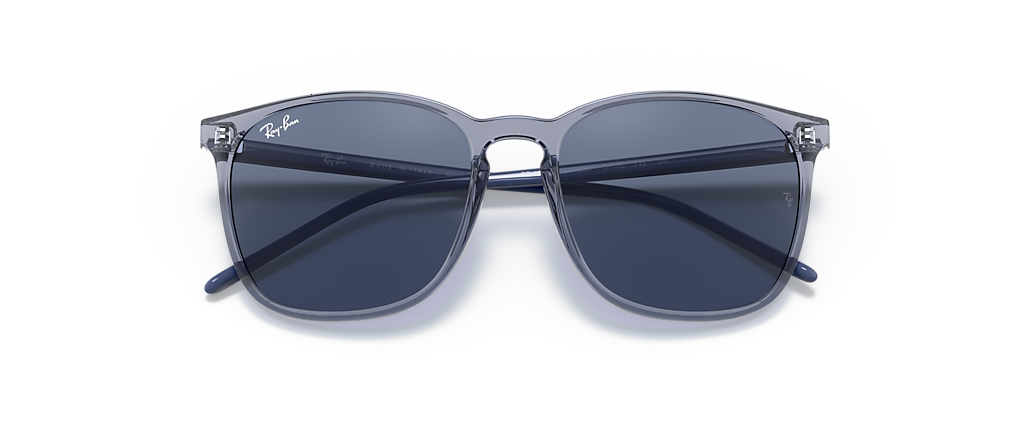 Ray-Ban RB4387 Transparent Blue Sunglasses