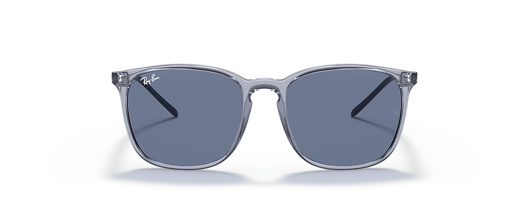 Ray-Ban RB4387 Transparent Blue Sunglasses