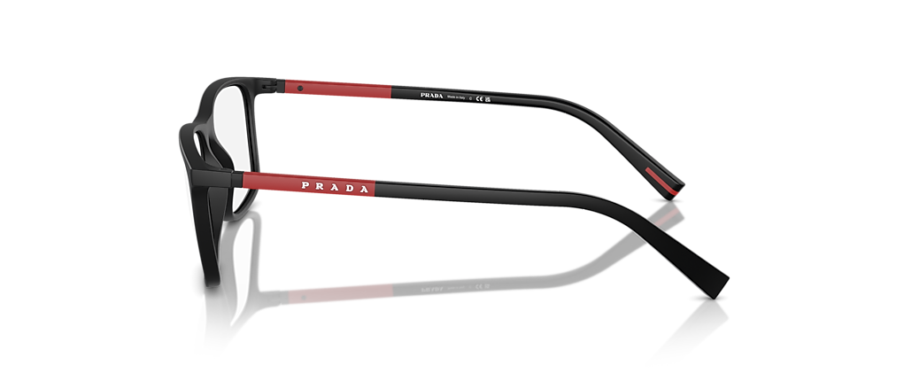 Prada Linea Rossa PS 03QV Black Rubbered Frames