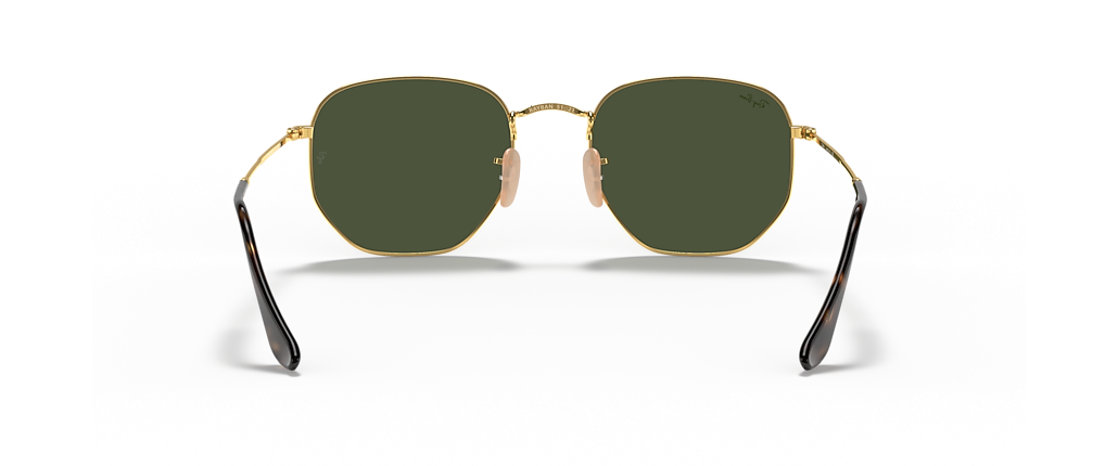 Ray-Ban RB3548N Hexagonal Flat Lenses Arista Gold Sunglasses Ray-Ban RB3548N Hexagonal Flat Lenses Arista Gold Sunglasses