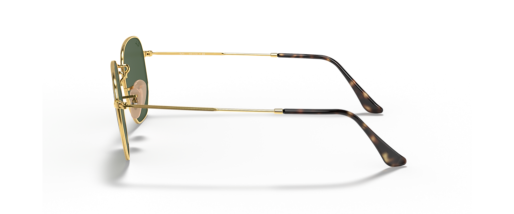Ray-Ban RB3548N Hexagonal Flat Lenses Arista Gold Sunglasses Ray-Ban RB3548N Hexagonal Flat Lenses Arista Gold Sunglasses