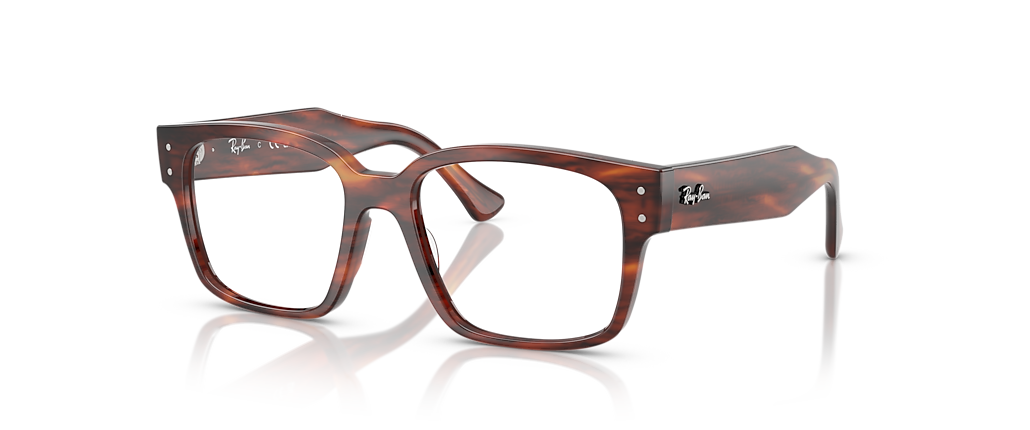 Ray-Ban RB7256F Laurene Optics Bio-Based Striped Havana Frames Ray-Ban RB7256F Laurene Optics Bio-Based Striped Havana Frames