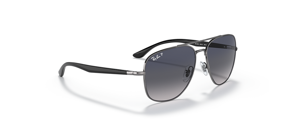 Ray-Ban RB3683 Gunmetal Sunglasses