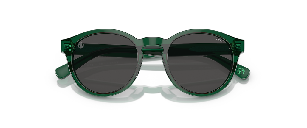 Polo Ralph Lauren PH4192 Shiny Transparent Green Sunglasses
