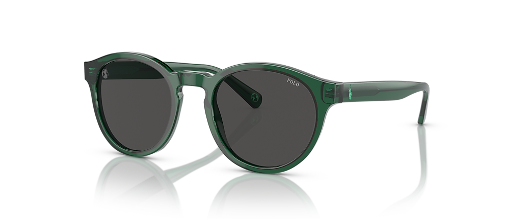Polo Ralph Lauren PH4192 Shiny Transparent Green Sunglasses