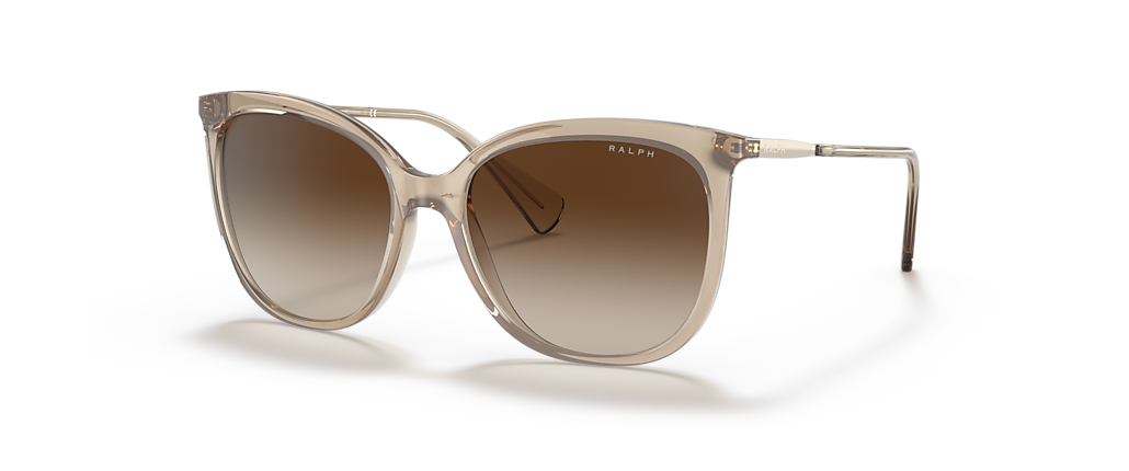 Ralph RA5248 Shiny Transparent Brown Sunglasses