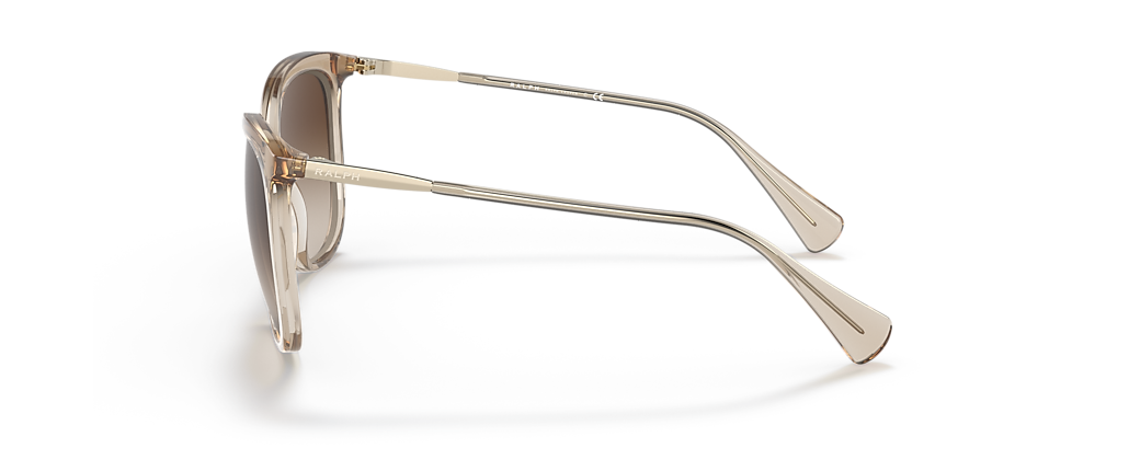 Ralph RA5248 Shiny Transparent Brown Sunglasses