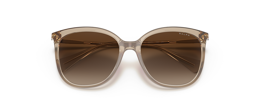 Ralph RA5248 Shiny Transparent Brown Sunglasses