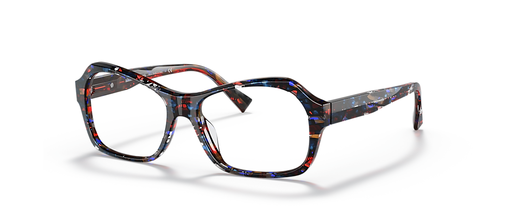 Alain Mikli A03139 Dupre Red Havana Blue Frames