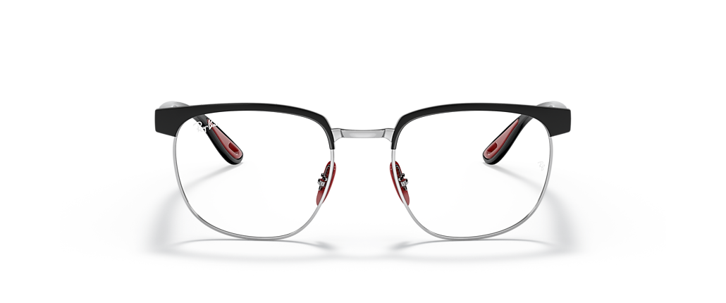 Ray-Ban RB3698VM Scuderia Ferrari Collection Black On Silver Frames