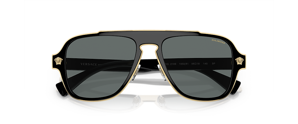 Versace VE2199 Black Sunglasses Versace VE2199 Black Sunglasses