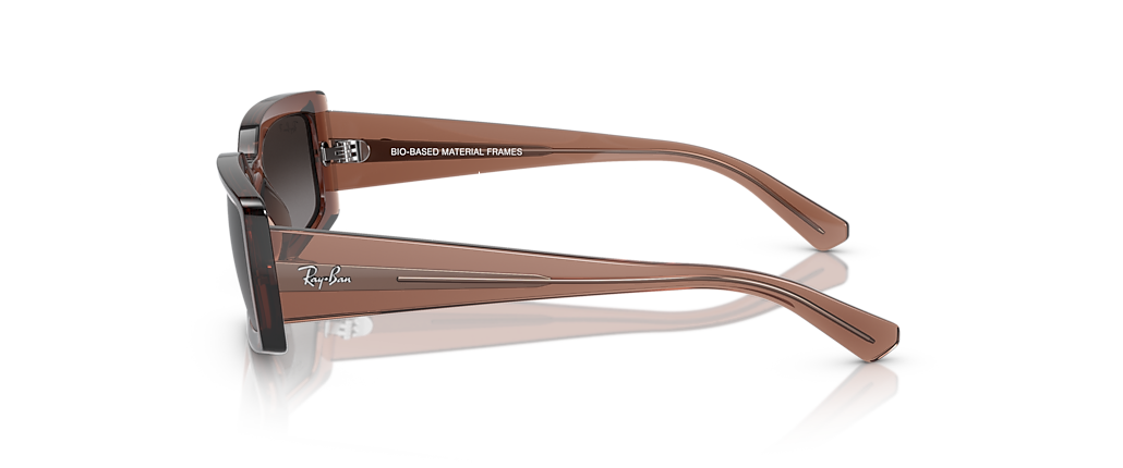 Ray-Ban RB4395 Kiliane Bio-Based Transparent Brown Sunglasses Ray-Ban RB4395 Kiliane Bio-Based Transparent Brown Sunglasses