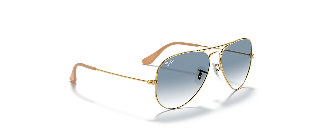 Ray-Ban RB3025 Aviator Gradient Arista Gold Sunglasses Ray-Ban RB3025 Aviator Gradient Arista Gold Sunglasses