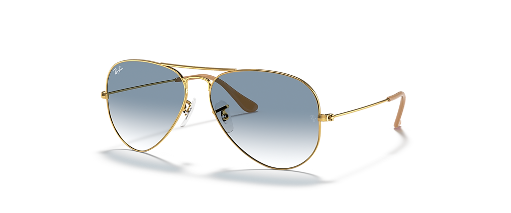 Ray-Ban RB3025 Aviator Gradient Arista Gold Sunglasses Ray-Ban RB3025 Aviator Gradient Arista Gold Sunglasses