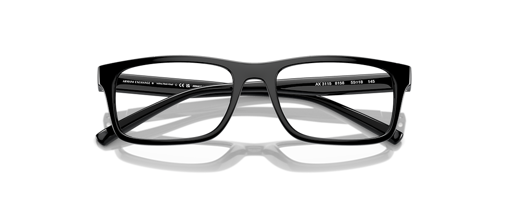 Armani Exchange AX3115 Shiny Black Frames