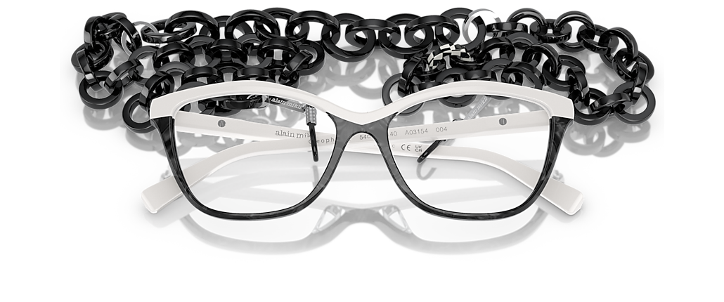Alain Mikli A03154 Cleophee 2 Noir Mikli/White Frames Alain Mikli A03154 Cleophee 2 Noir Mikli/White Frames