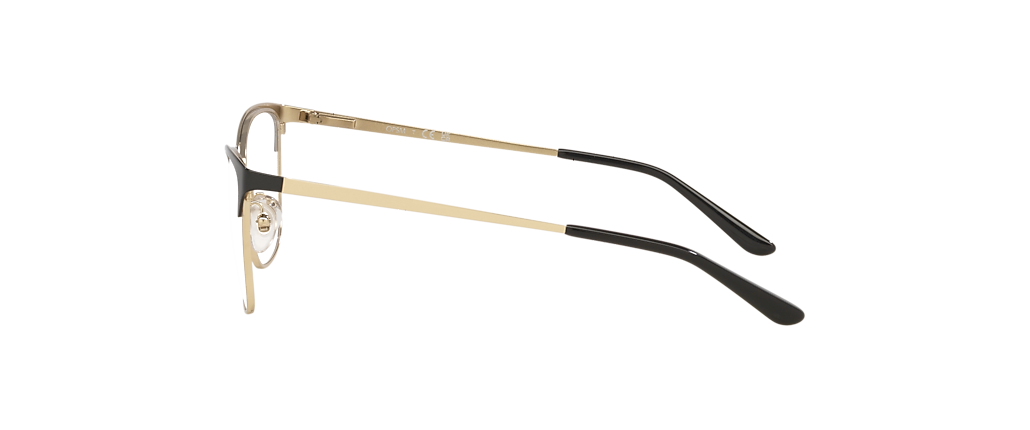 OPSM OP1010 Shiny Pale Gold/Black Ciliary Frames