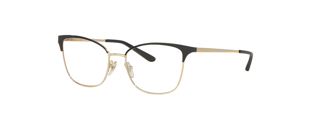 OPSM OP1010 Shiny Pale Gold/Black Ciliary Frames