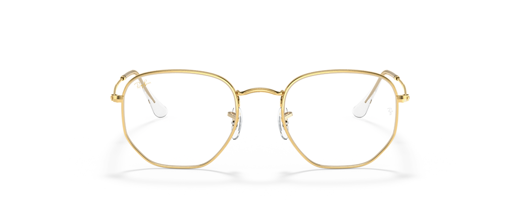 Ray-Ban RB3548 Hexagonal Blue-Violet Light Clear Gold Sunglasses Ray-Ban RB3548 Hexagonal Blue-Violet Light Clear Gold Sunglasses