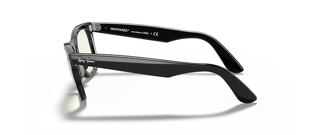 Ray-Ban RB2140 Wayfarer Clear Evolve Black Sunglasses