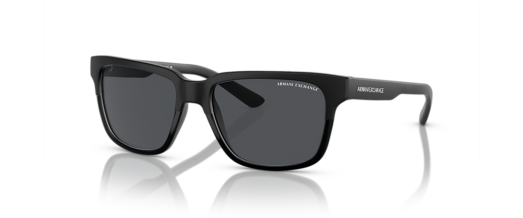 Armani Exchange AX4026S Matte & Shiny Black Sunglasses