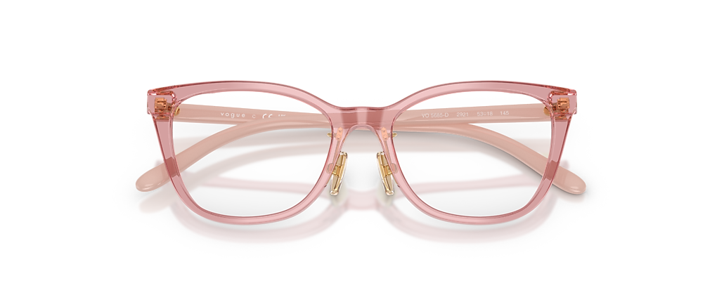 Vogue Eyewear VO5685D Transparent Pink Frames Vogue Eyewear VO5685D Transparent Pink Frames