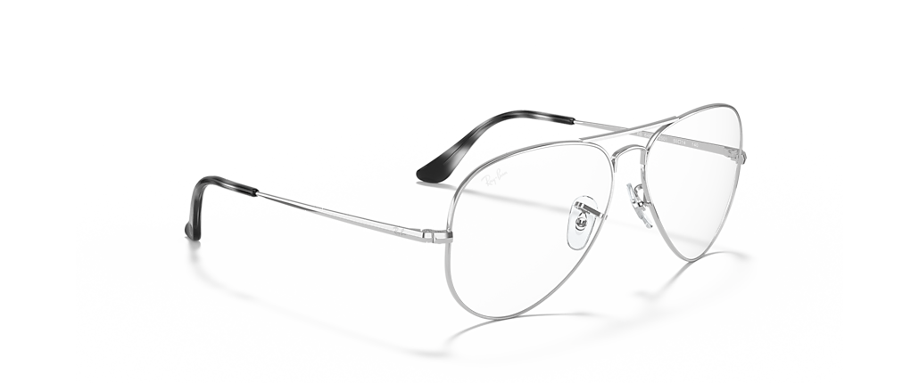 Ray-Ban RB6489 Aviator Optics Silver Frames Ray-Ban RB6489 Aviator Optics Silver Frames