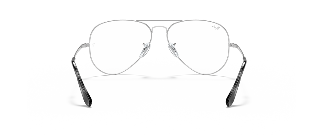 Ray-Ban RB6489 Aviator Optics Silver Frames Ray-Ban RB6489 Aviator Optics Silver Frames