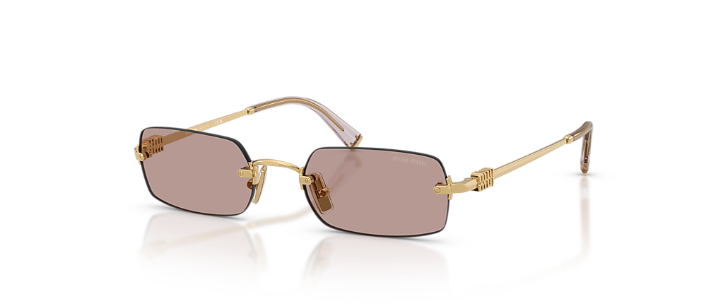 Miu Miu MU B50S Gold Sunglasses Miu Miu MU B50S Gold Sunglasses