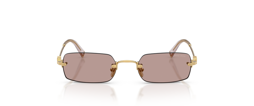 Miu Miu MU B50S Gold Sunglasses Miu Miu MU B50S Gold Sunglasses