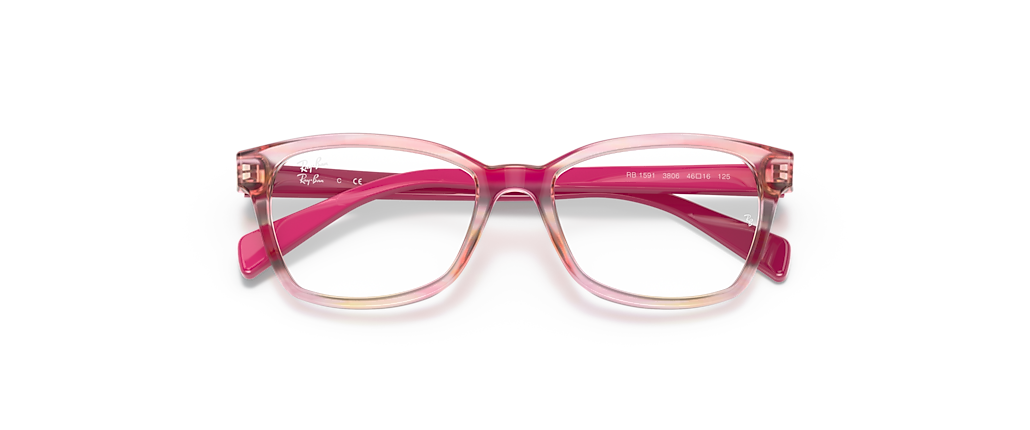 Ray-Ban RB1591 Optics Kids Striped Fuxia Frames Ray-Ban RB1591 Optics Kids Striped Fuxia Frames