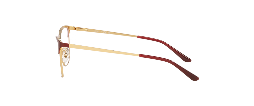 OPSM OP1010 Shiny Gold/Red Ciliary Frames