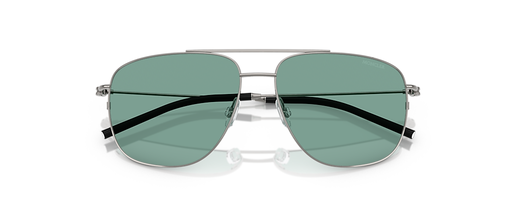 Moncler ME4004 Alumni Shiny Gunmetal Sunglasses