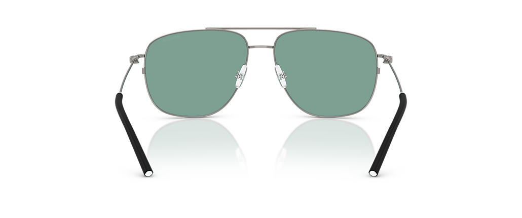 Moncler ME4004 Alumni Shiny Gunmetal Sunglasses