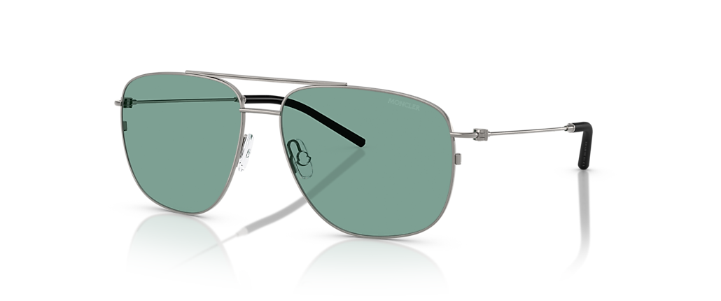 Moncler ME4004 Alumni Shiny Gunmetal Sunglasses