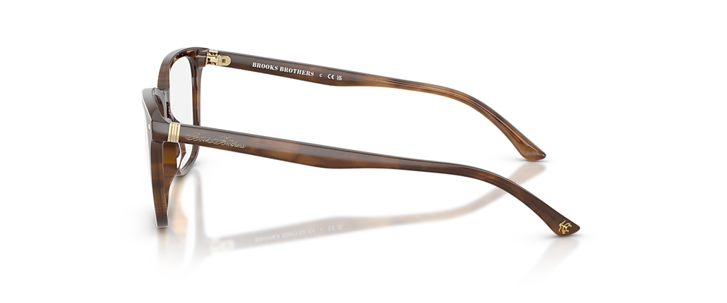 Brooks Brothers BB2076U Brown Horn Frames