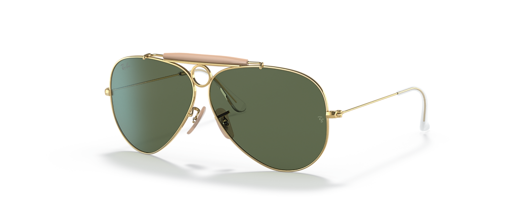 Ray-Ban RB3138 Shooter | Aviation Collection Arista Gold Sunglasses Ray-Ban RB3138 Shooter | Aviation Collection Arista Gold Sunglasses