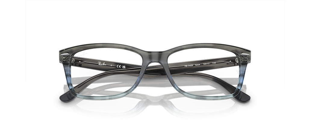 Ray-Ban RB5428 Optics Striped Grey & Blue Frames Ray-Ban RB5428 Optics Striped Grey & Blue Frames