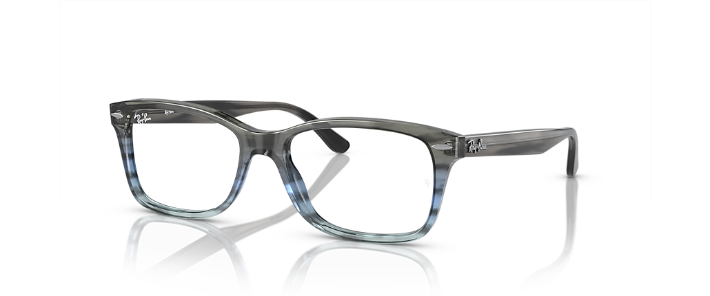 Ray-Ban RB5428 Optics Striped Grey & Blue Frames Ray-Ban RB5428 Optics Striped Grey & Blue Frames