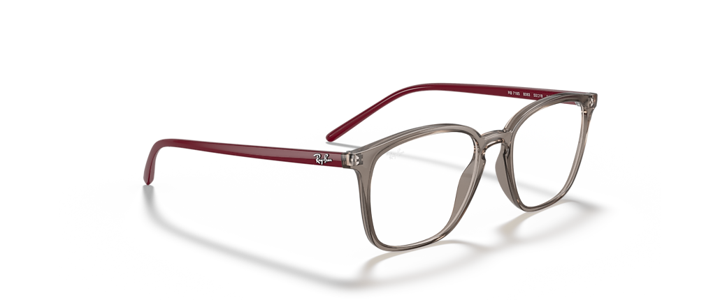 Ray-Ban RB7185 Transparent Grey Frames Ray-Ban RB7185 Transparent Grey Frames